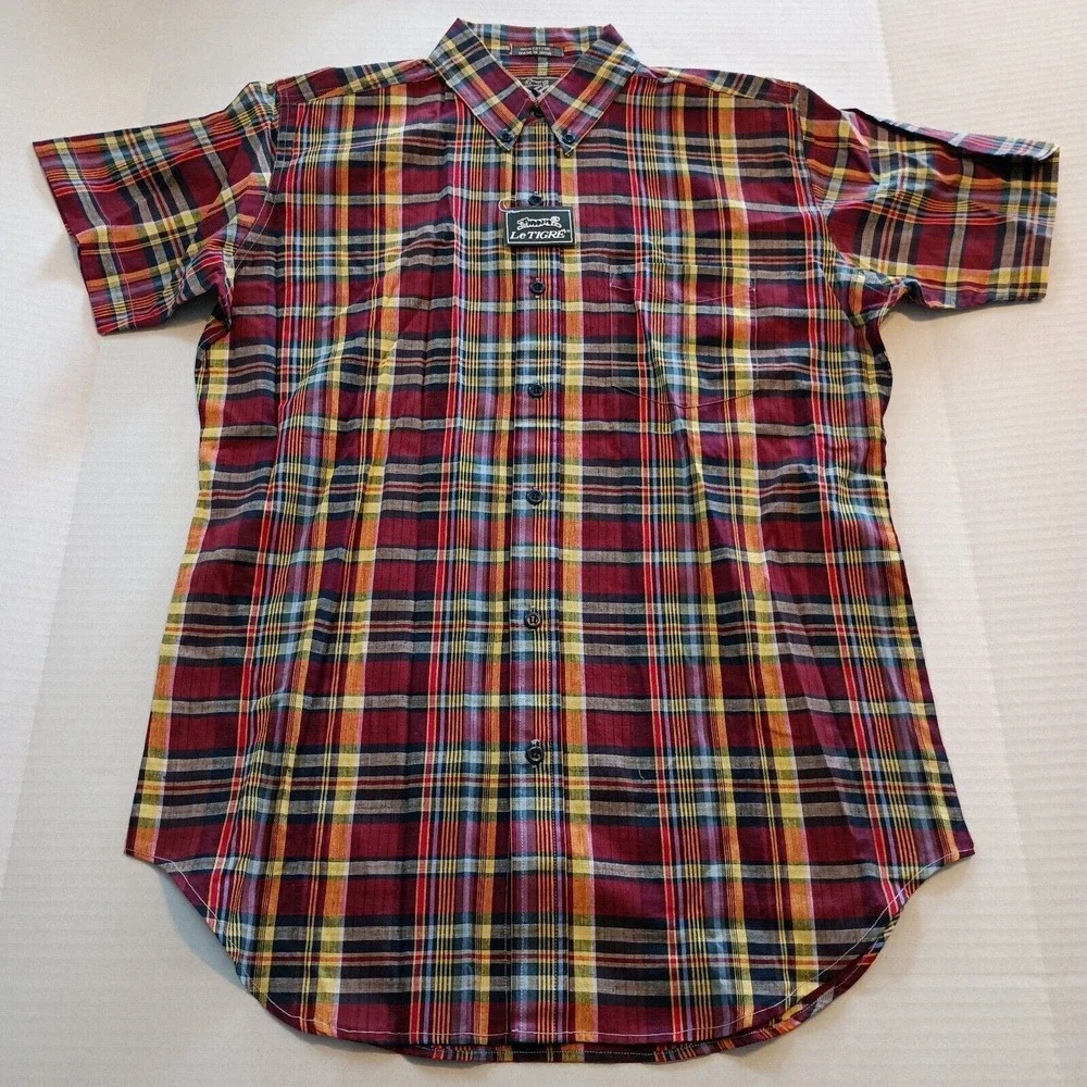 Vintage Le‎ Tigre Plaid Shirt